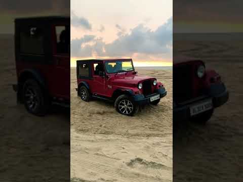 Beach Wedding Entrance  #beach #wedding #beachwedding #thar #mahindra #kerala
