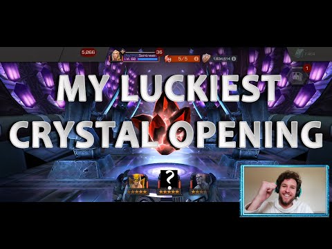 3x 5 Star Crystal Opening | MY LUCKIEST OPENING EVER! | Marvel Contest of Champions