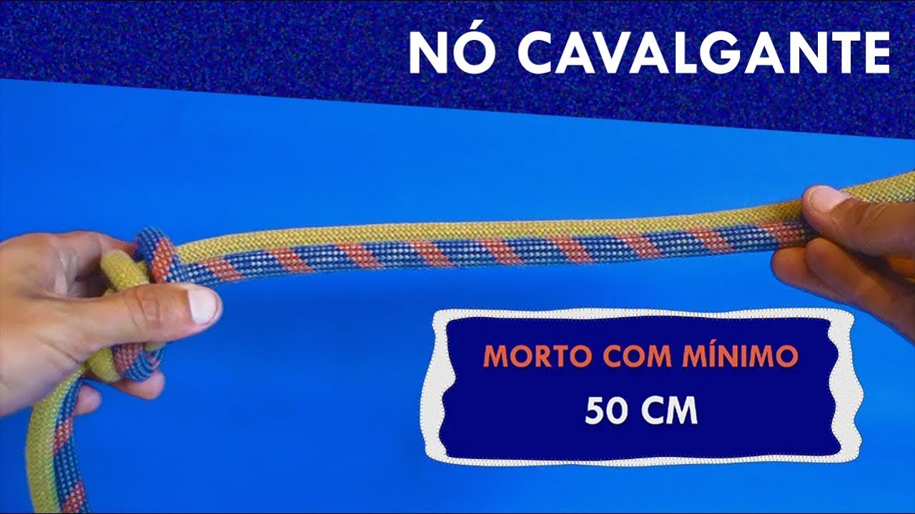 Nós - Nó cavalgante (nó agulha)