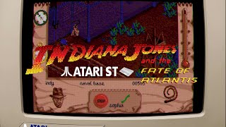 Indiana Jones and the Fate of Atlantis : The Action Game - Atari ST (1991) longplay