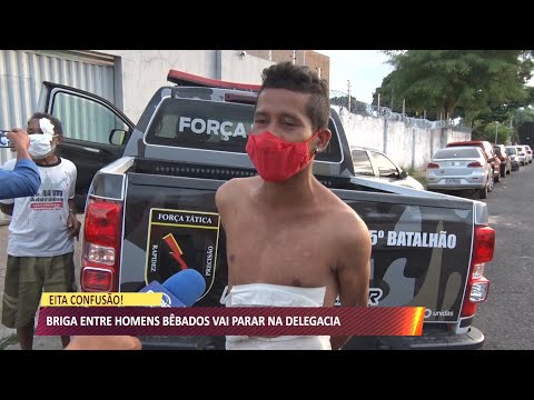 Dois homens bêbados são presos após briga com facas 17 05 2021
