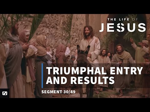 Jesus Rides a Donkey on Palm Sunday | The Life of Jesus | #30