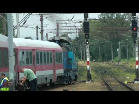 Locomotiva LDH pleaca din gara Brasov