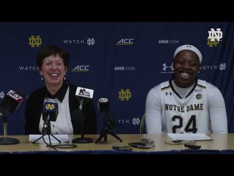 @ndwbb | Post-Game Press Conference vs. Duke (2019)