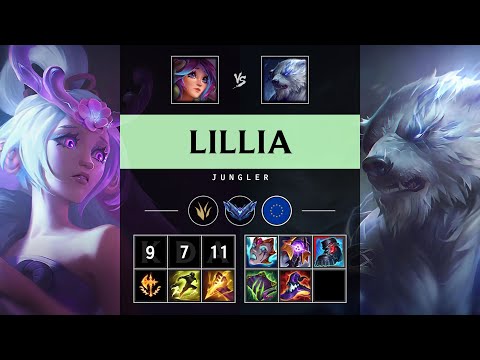 Lillia Jungle vs Volibear - EUW Diamond Patch 25.11