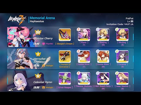 Exalted MA | Hephaestus 31946 - FT HoS CH | Dudu ELF | Honkai Impact 3rd