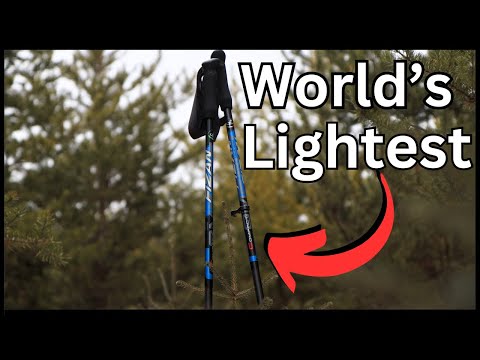 Fizan Compact 3 Trekking Poles SHOCKINGLY Light at 158g!