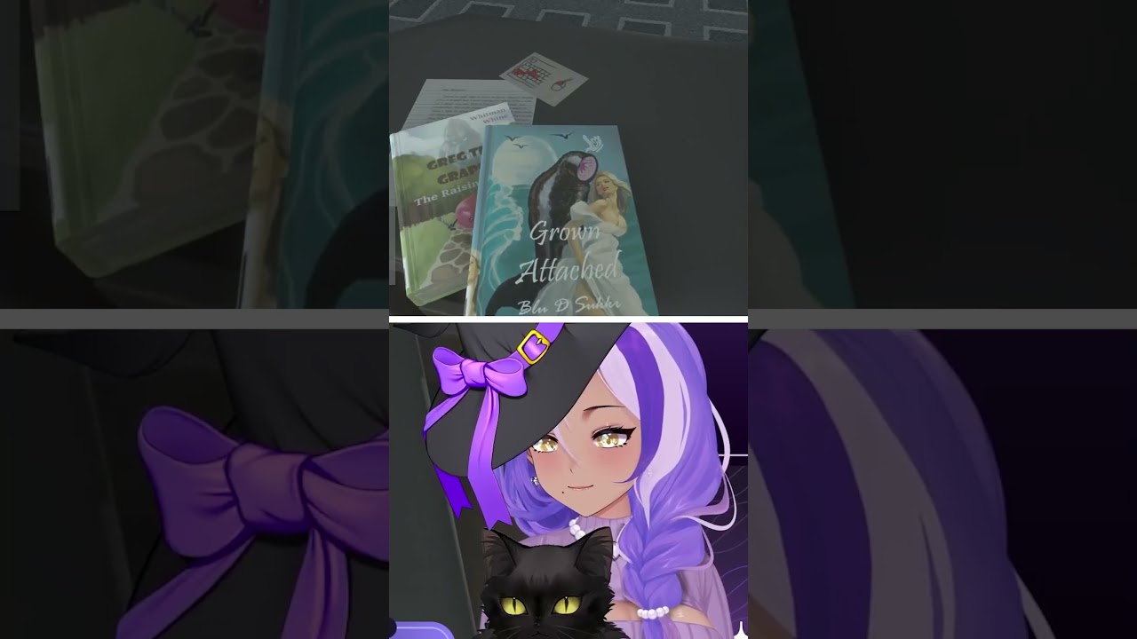 Spicy book in #Amandatheadventurer #vtuber #chacha #chachayourvmom #vtuberclips #clips