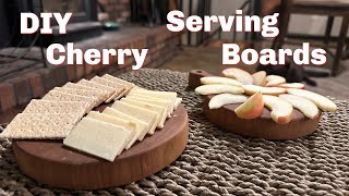 From Firewood To Serving Boards - DIY Cherry Cutting Board