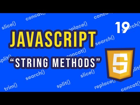 String Methods In Javascript Javascript Tutorial 19
