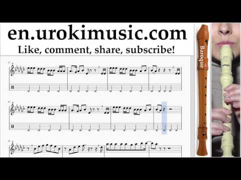 How to Play Recorder (B.) Charlie Puth - Attention Tabs Part#2 um-i352