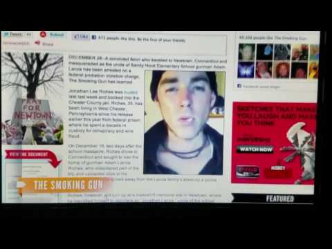 Jonathan Lee Riches impersonated Adam Lanza's Uncle.