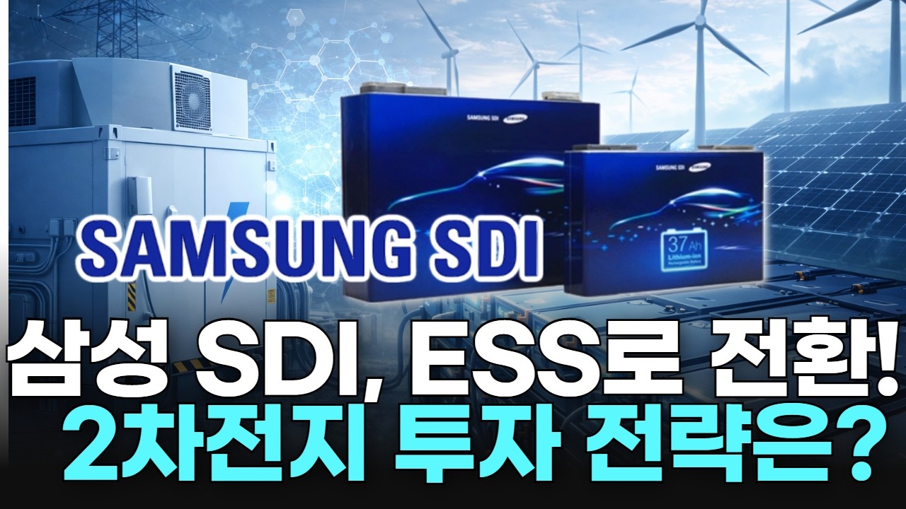 삼성 SDI, ESS로 전환! 2차전지 투자 전략은?