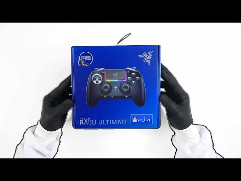 New PS4 "Pro Controllers" ASMR Unboxing - Razer Raiju Ultimate