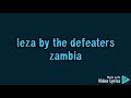 Leza By The Defeaters Zambia SDA Choir Tonga Songs