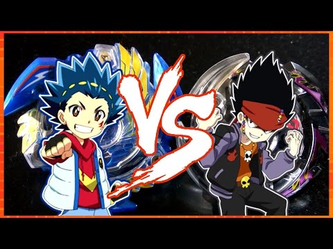 Victory Valkyrie .B.V vs Dark Deathscyther .F.J - BATALHA BEYBLADE BURST!!