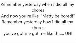 MattyBRaps - Want U Back (Cover) Lyrics