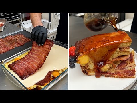 Layered Breakfast Lasagna: 6 short stacks in a short amount of time!