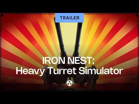 IRON NEST: Heavy Turret Simulator | Launch Trailer