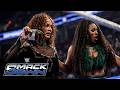 Nia Jax rips off Chelsea Green’s facemask after beating Tiffany Stratton: SmackDown highlights