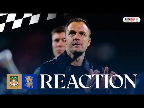 Reaction | Chris Davies | Wrexham 1-1 Birmingham City