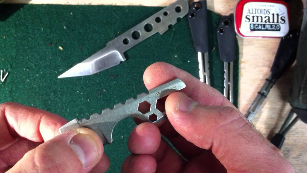 Amsler Bottle Defense Tool BDT Keychain Knife SW - Blade HQ