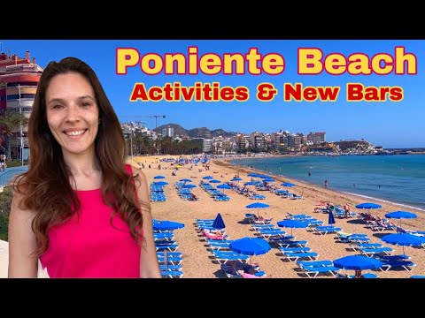 Poniente Beach in April 🏖️ Special destination in Benidorm! #benidormbyana