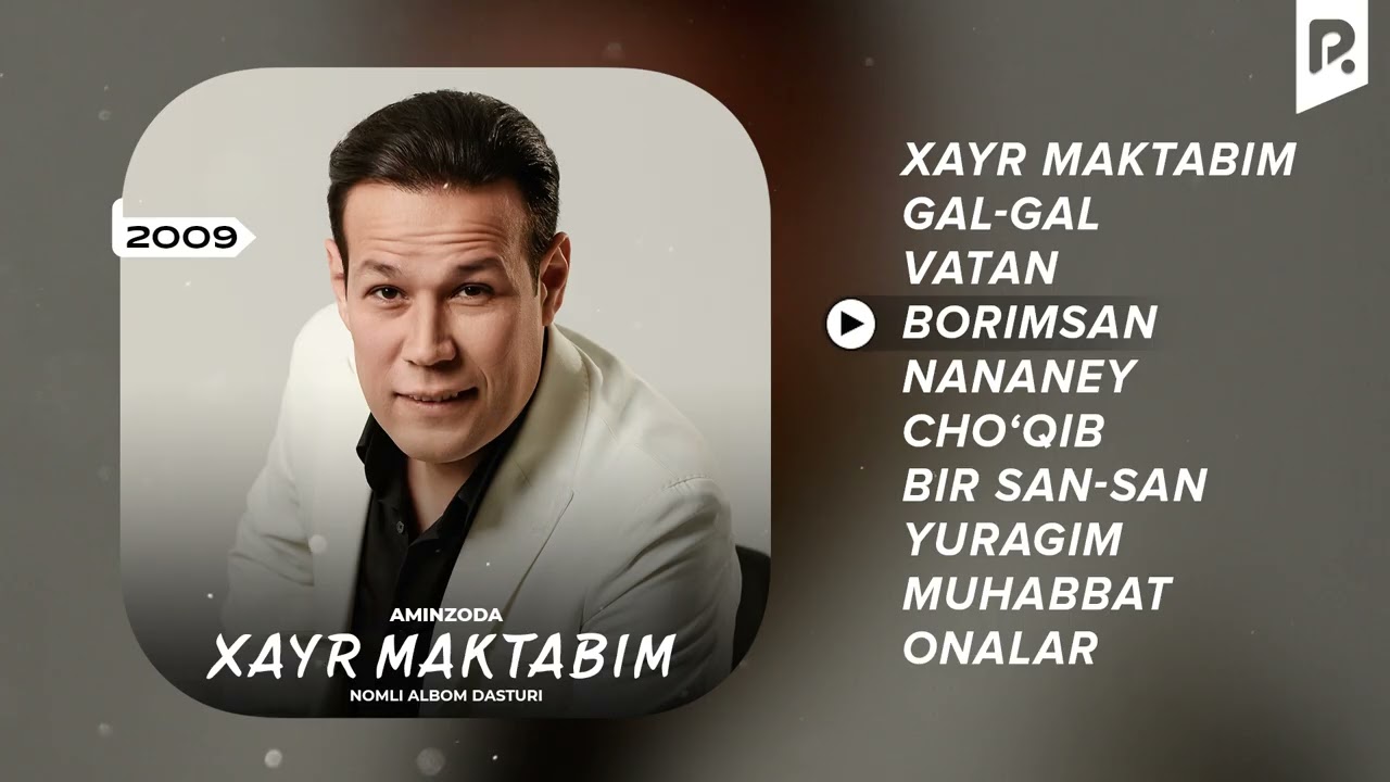Aminzoda - Xayr maktabim nomli albom dasturi 2009
