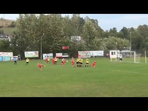 Konrad Koza 1:1 (22') Finał PP LPPN: Sokół Słopnice - Płomień Limanowa (16.09.2015r.)