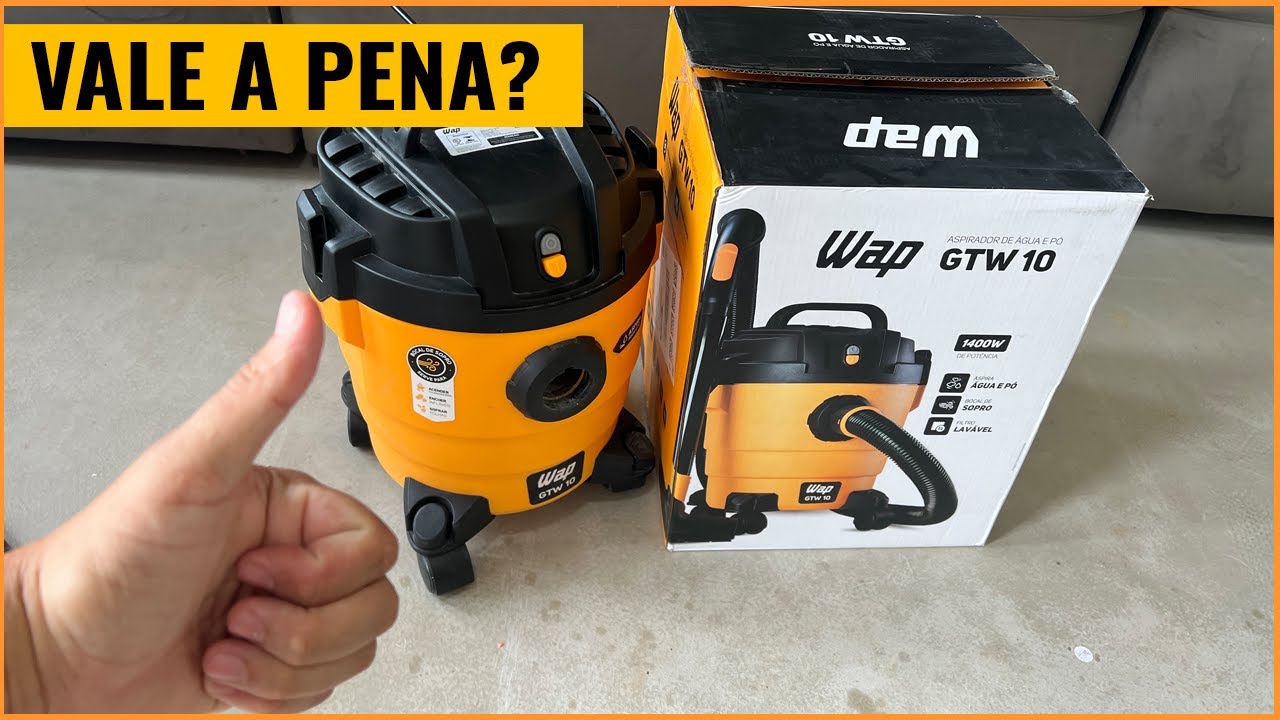 Miniatura da avaliação em vídeo de Aspirador de Pó e Água WAP GTW 10