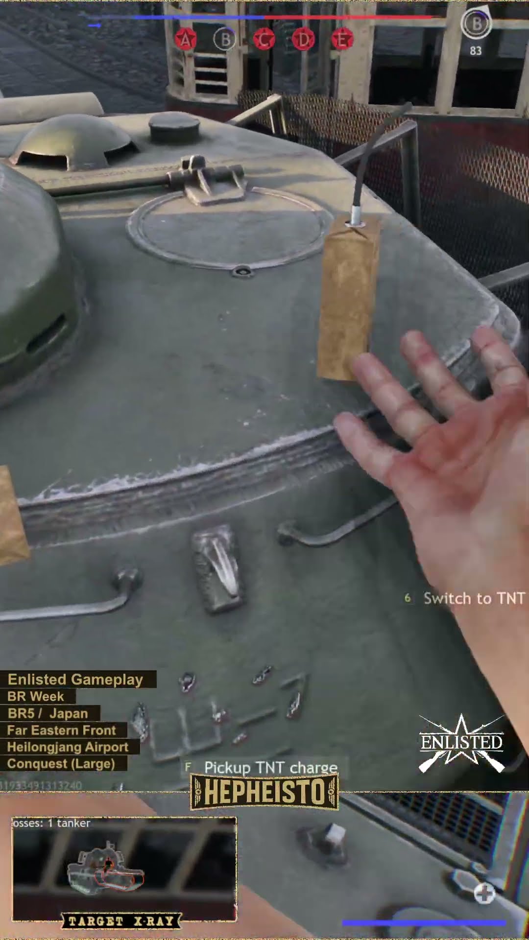 Partisan eliminates Tank IS-2 (1944) with TNT Charges