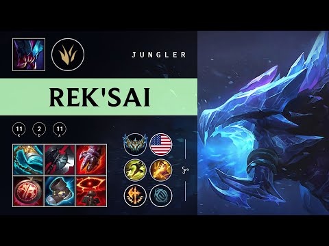 Rek'Sai Jungle vs Lee Sin - NA Challenger Patch 25.22