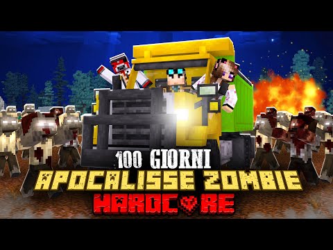100 GIORNI in un'apocalisse ZOMBIE su MINECRAFT!!