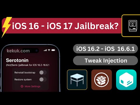 Serotonin Jailbreak iOS 16.2 - iOS 16.6.1 / 17 Released, How to Install , Update Guide: 2024