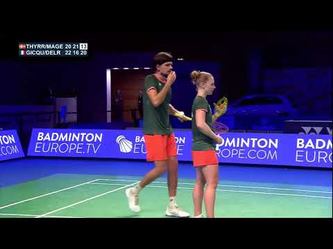 Match point - Thyrri / Magelund vs Gicquel / Delrue - XD, SF - EC 2024