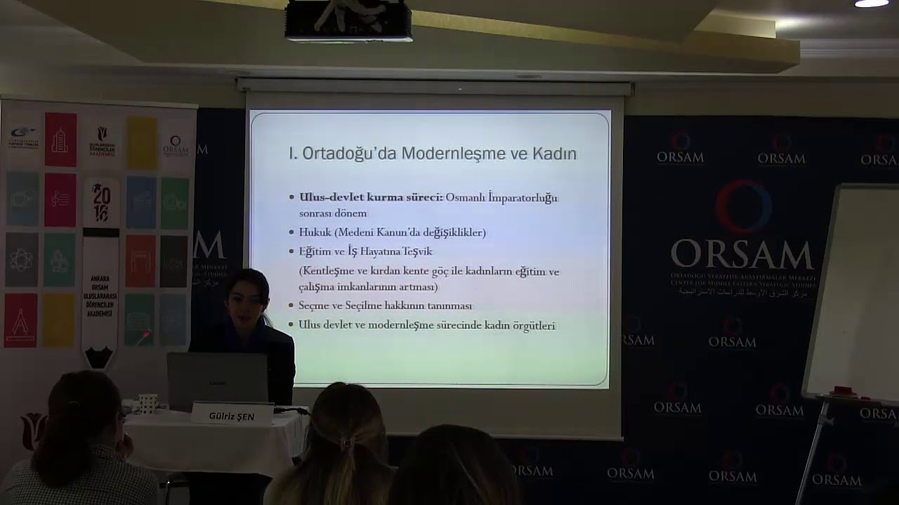Dr. Gülriz Şen, ORSAM Ortadoğu Çalışmaları İhtisas Atölyesi, 28.05.2016