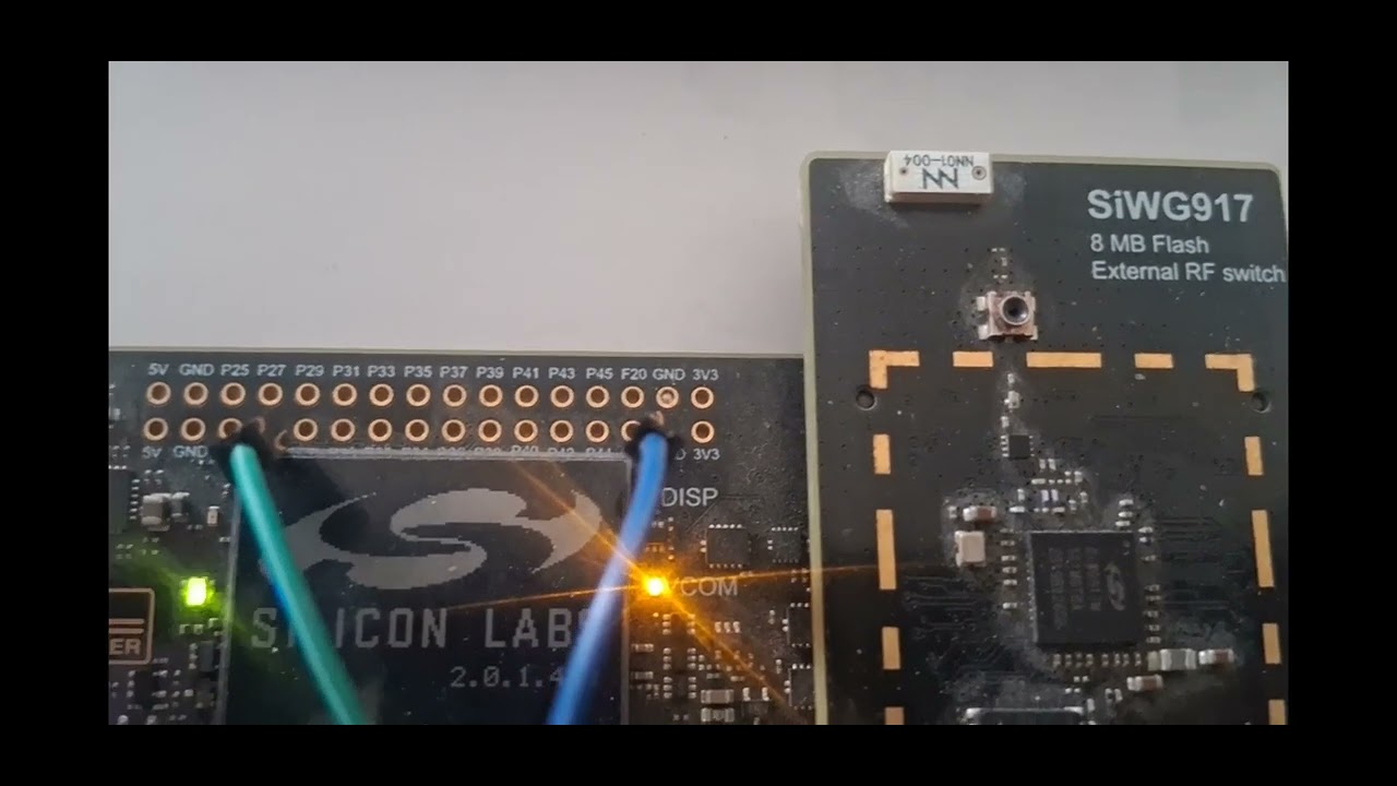 #11 Quick GPIO Pin Toggling Test on SiWG917  Silicon Labs WiFi SoC