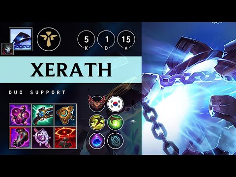 Xerath Support vs Nautilus - KR Grandmaster Patch 25.08