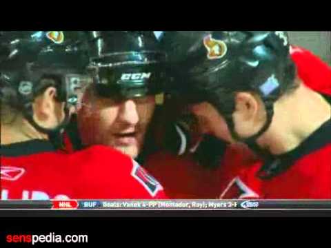 Ottawa Senators vs Phoenix Coyotes Highlights, October 26, 2010
