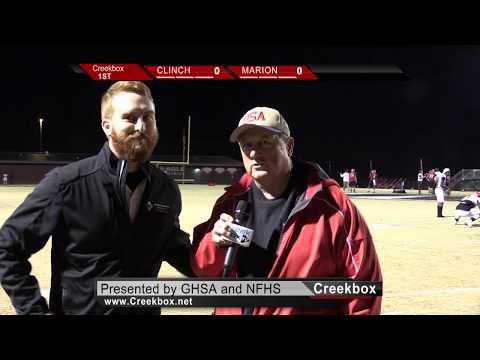 Clinch County @ Marion County, Georgia Class A Public Semifinal Game