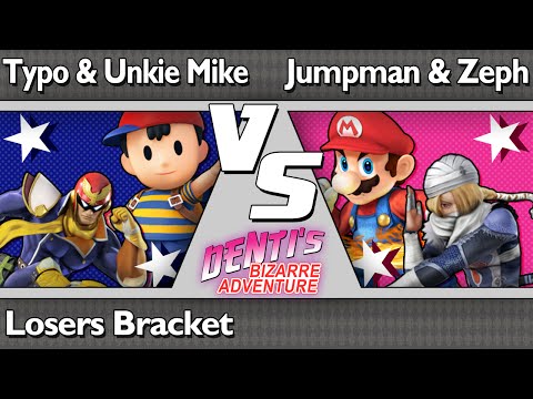DBA1 Smash 3DS - typo & unkie mike vs Jumpman & Zeph - Losers Bracket