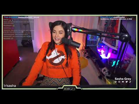 Sasha Grey VOD 26/October/2022 - Reacting - Scorn