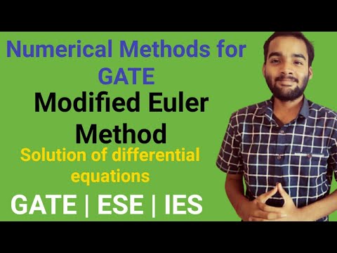 Modified Euler's Method Numerical Method | Gate Mathematics | GATE | GATE 2021 | GATE 2022