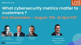 What cybersecurity metrics matter to customers? A meaningful discussion for MSPs view of data.