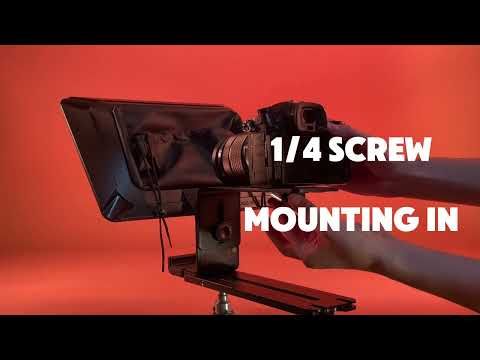 LENSGO TC12 Teleprompter for Smartphones and Cameras video