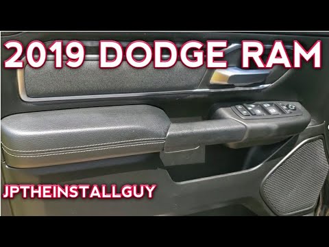 2019 Dodge ram door panel removal and speaker install