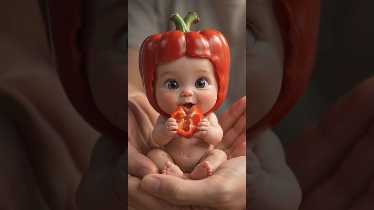 Juicy Tomato ASMR Show #asmr #mukbang #tomato #shortsfeed #viral #cute #baby #shorts #fyp #funny