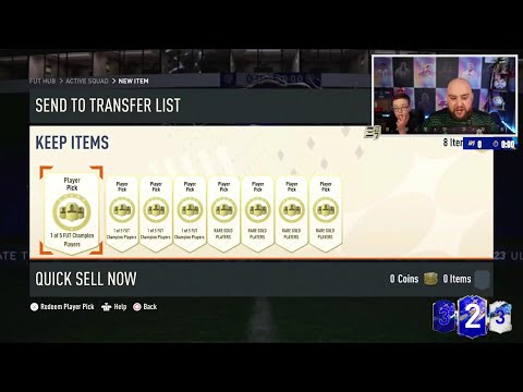 Bateson87 opens his Rank 1 FUT Champs Rewards