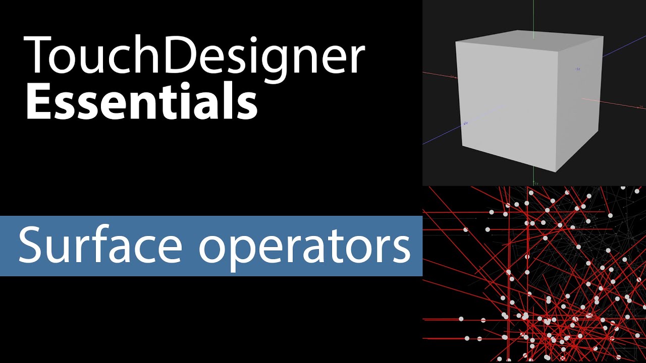 TouchDesigner essentials - SOP