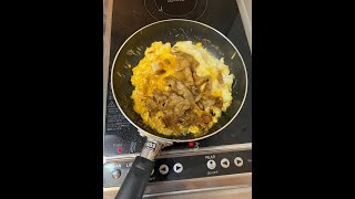 【#カルナーズクッキング】第七.5話　のもうか生姜焼きの卵でとじ